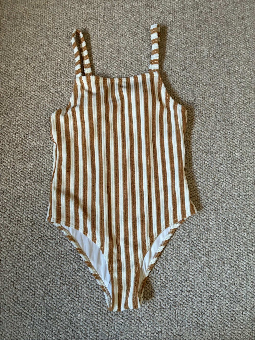 NWOT Rylee and Cru One Piece Swimsuit Stripe Small